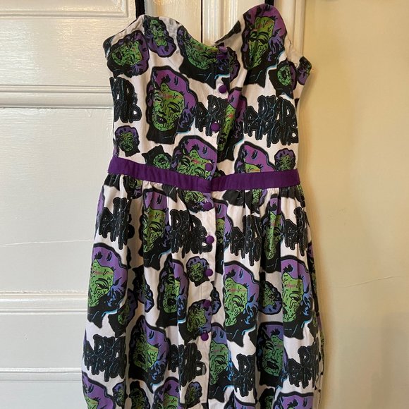 Criminal Damage Zombie Marilyn Dress - Picture 1 of 4